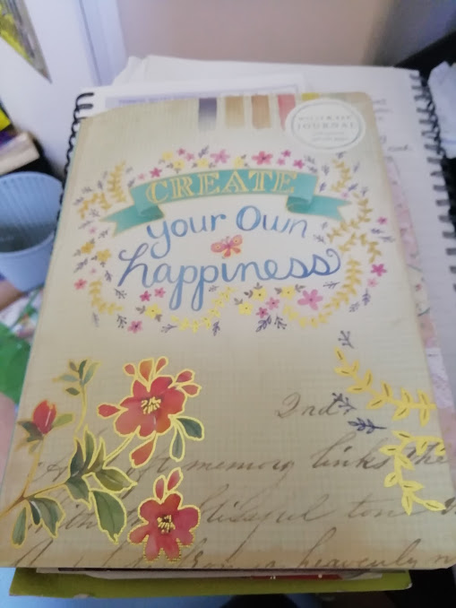 The front cover of my happy journal