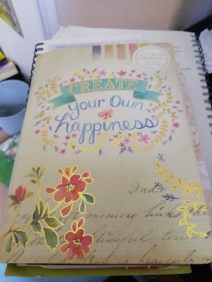 The front cover of my happy journal